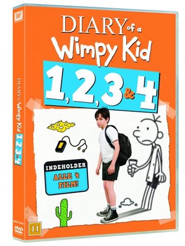 Diary of a Wimpy Kid 1-4 Box